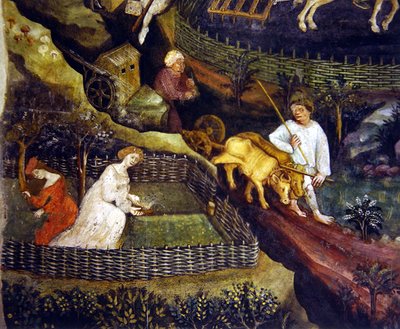 Le cure delle donne impegnate in aprile (dettaglio) da Maestro Venceslao
